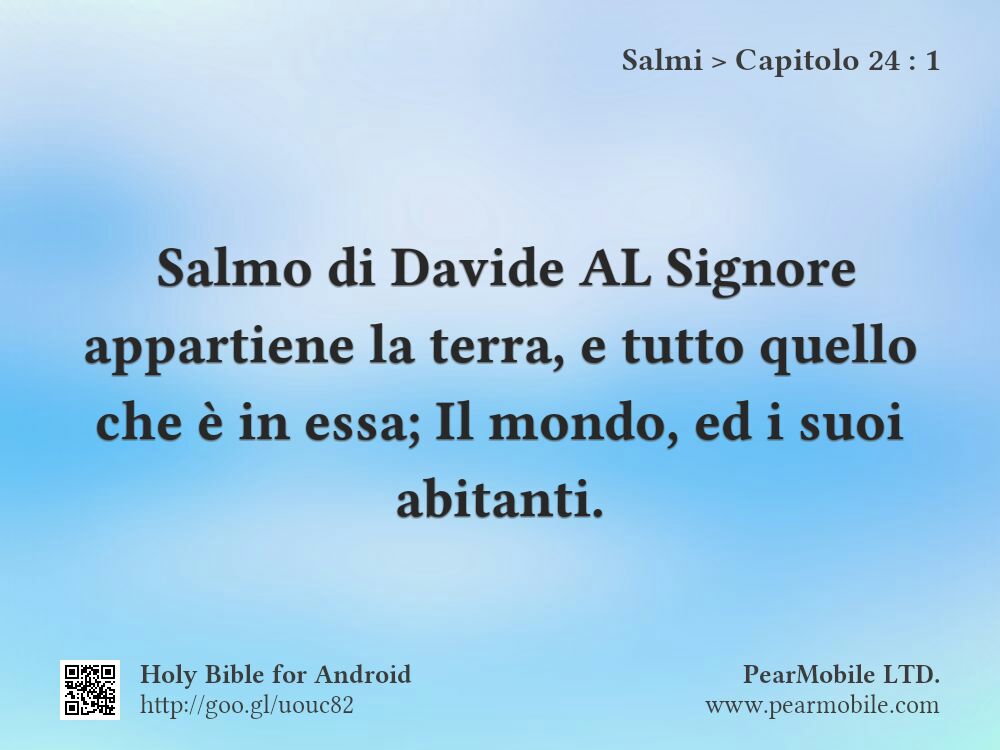 Salmi, Capitolo 24:1